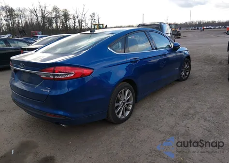 2017 Ford Fusion Hybrid Se из США, поврежденный, VIN 3FA6P0LU4HR344369